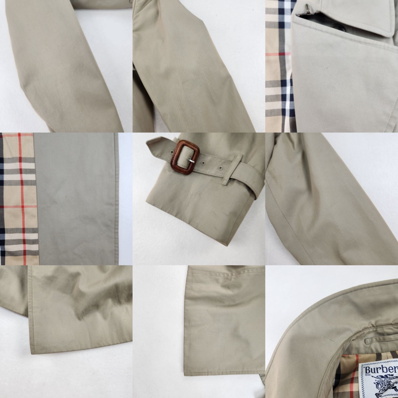BURBERRY トレンチコート バーバリーズ vintage マキシ丈 白タグ