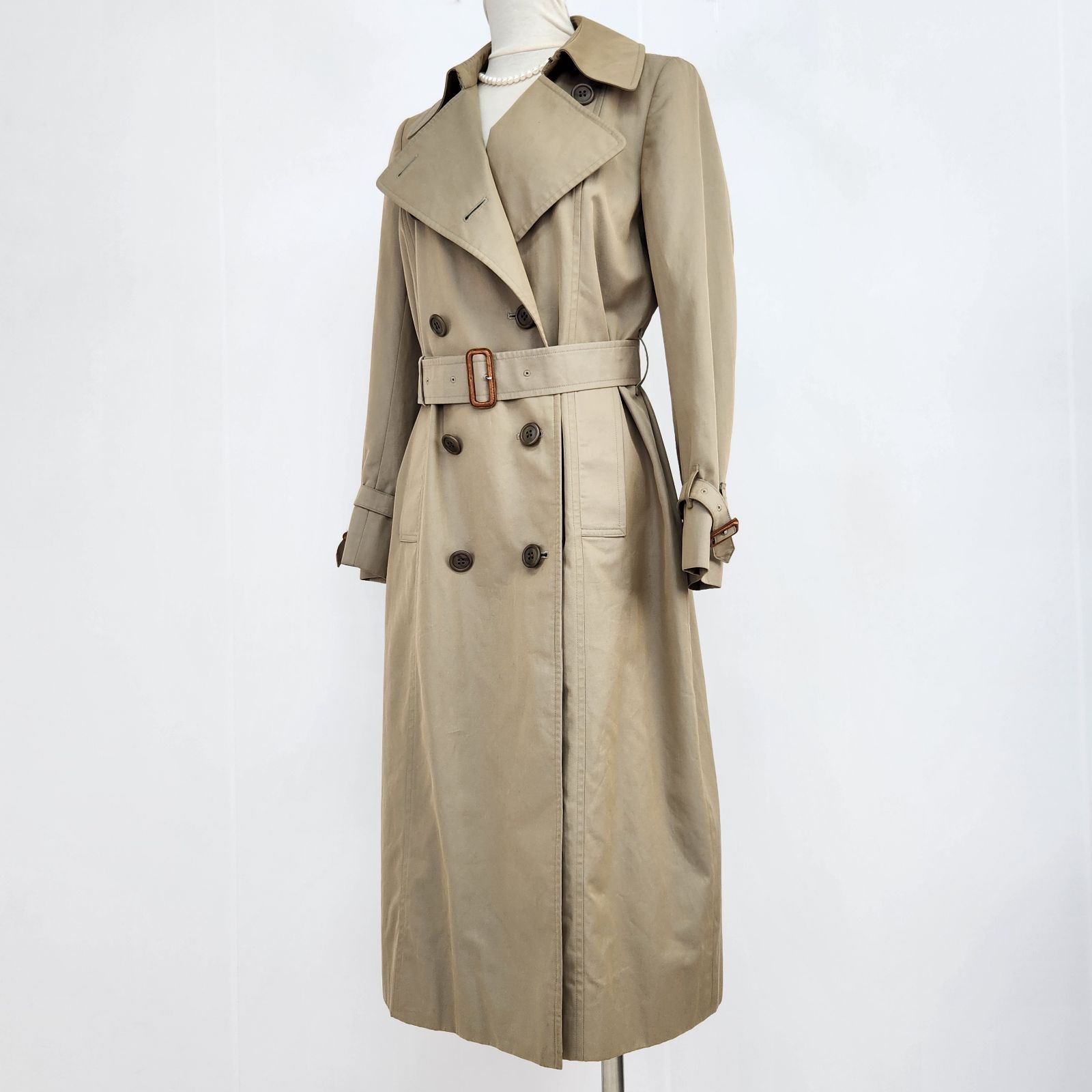 BURBERRY トレンチコート バーバリーズ vintage マキシ丈 白タグ