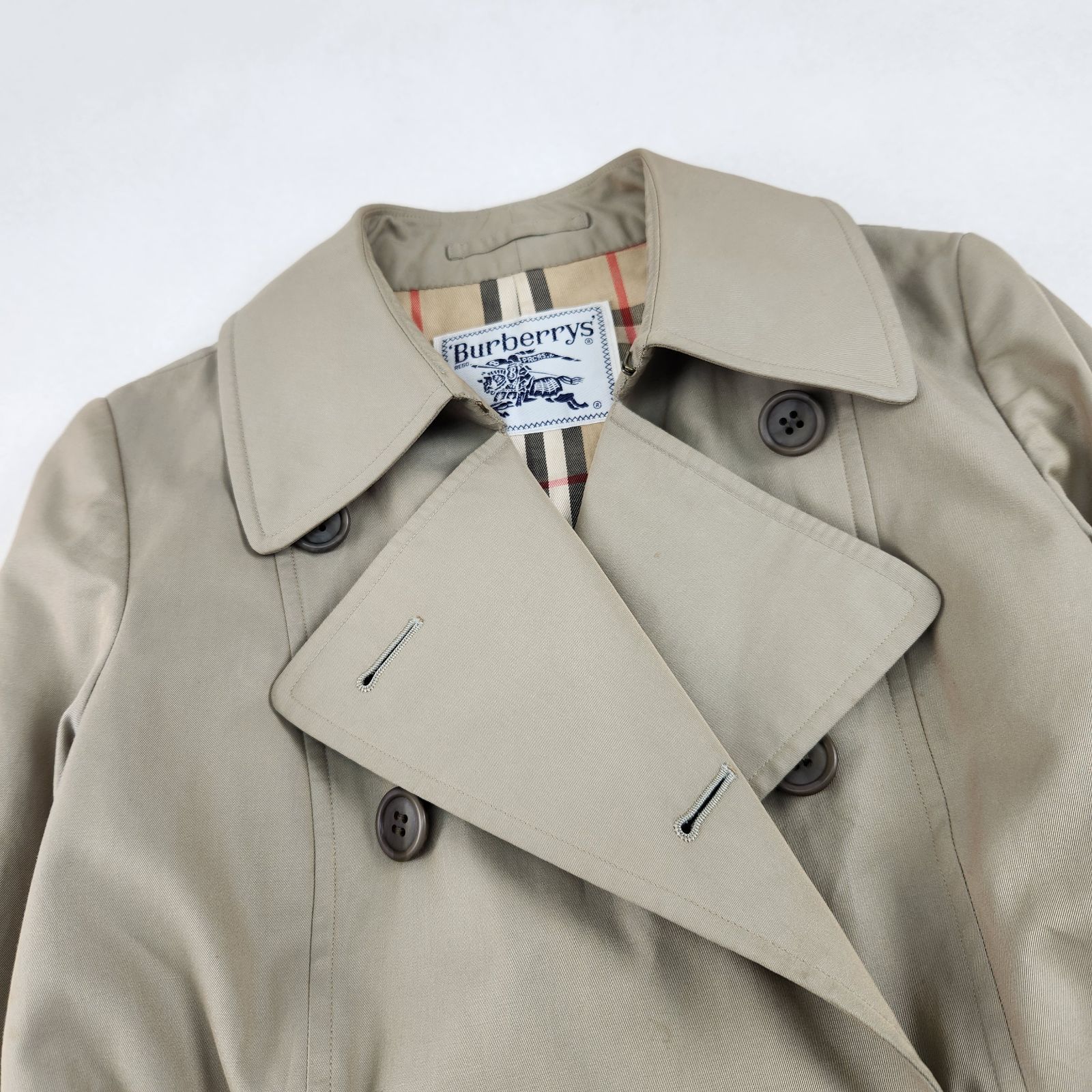 BURBERRY トレンチコート バーバリーズ vintage マキシ丈 白タグ
