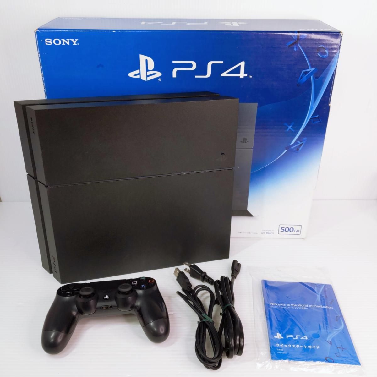 【中古】PlayStation本体 箱付 中古品】Sony ソニー PlayStation4 PS4 本体 CUH-1200A 500GB ブラック