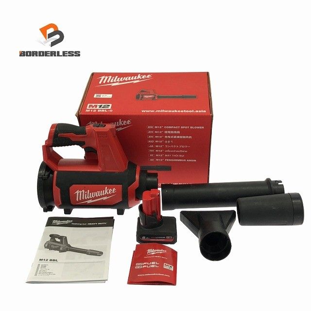 ☆比較的綺麗です☆milwaukee ミルウォーキー M12TM コンパクトブロワー M12 BBL-0 バッテリー(M12 HB5)付き 電動工具131099