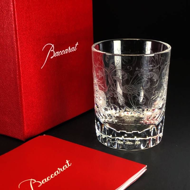 【美品・箱付き】Baccarat バカラ／パルメ ショットグラス／クリスタルグラス／クリア／BC648