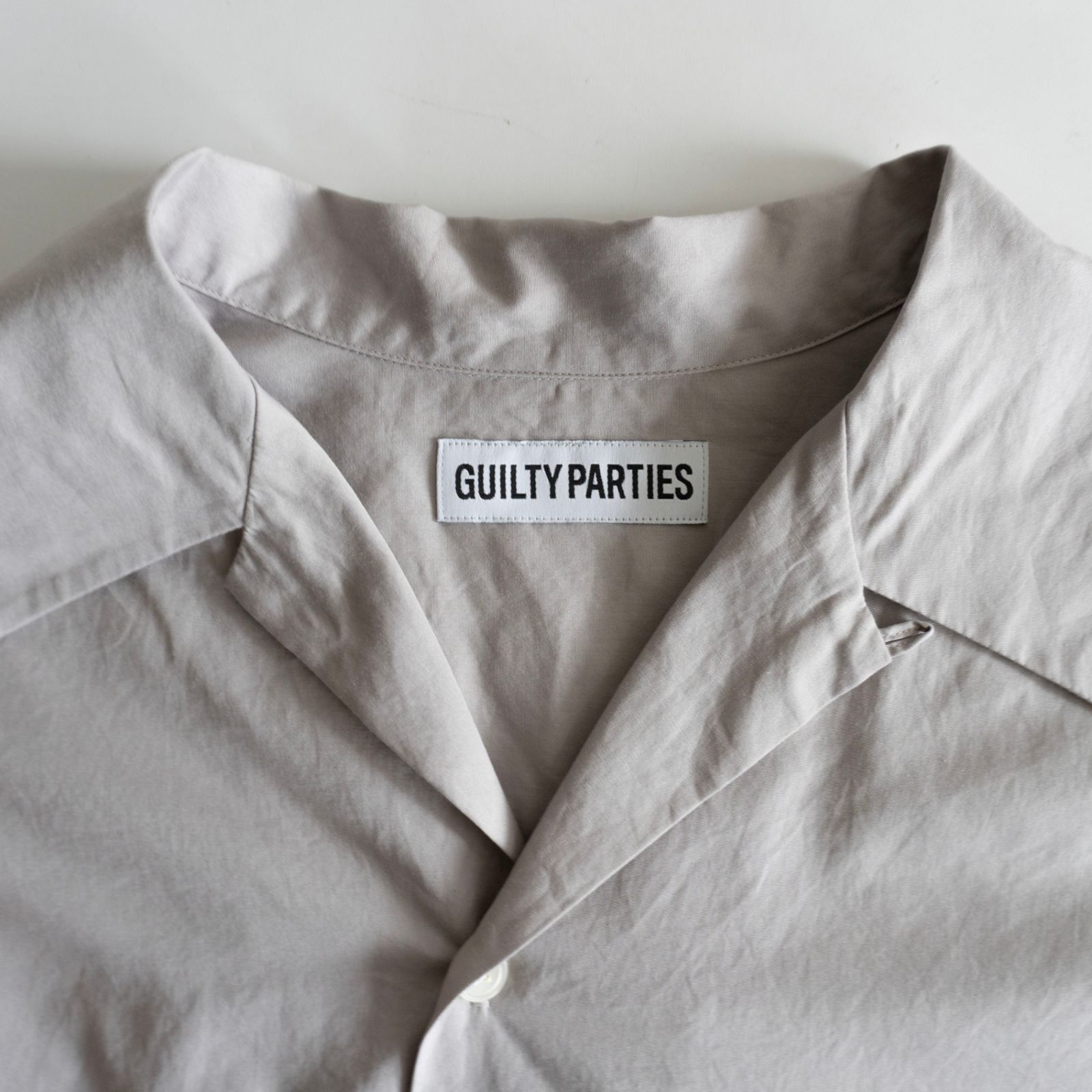 美品】WACKO MARIA【OPEN COLLAR SHIRT S/S】 L ワコマリア オープン