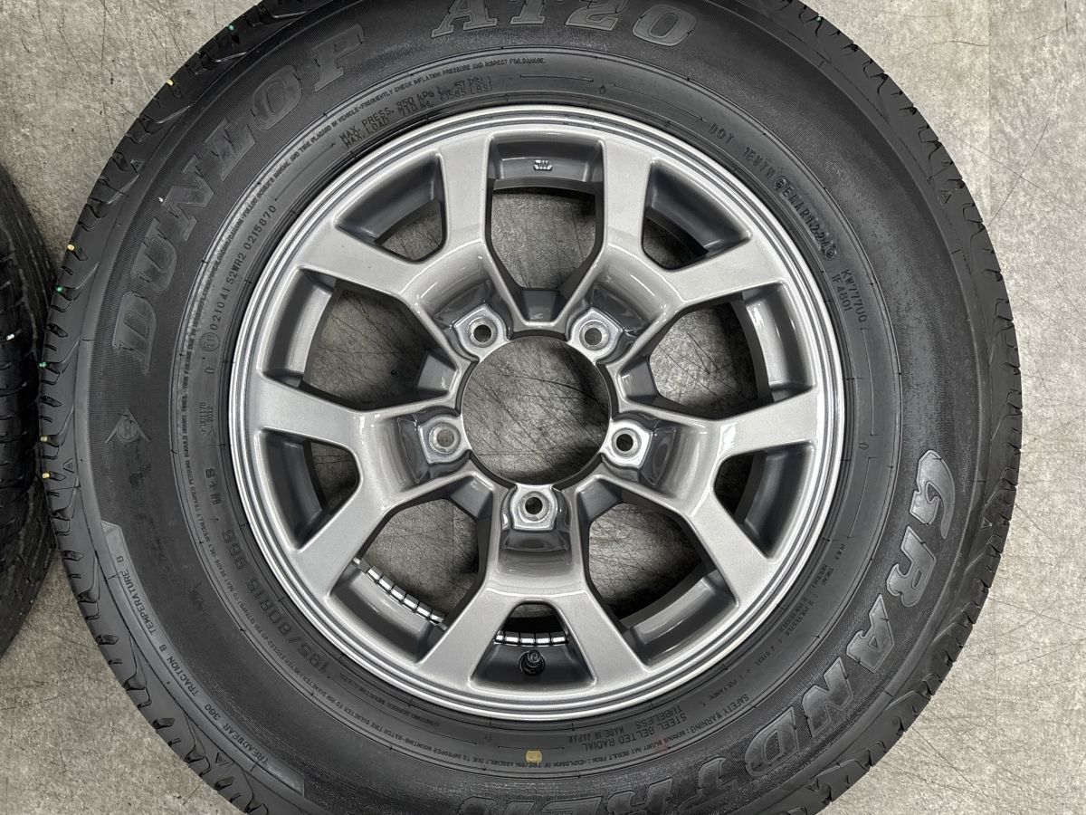 新車外し品 バリ溝】スズキ JB74 ジムニーシエラ 純正 15in 5.5J +5