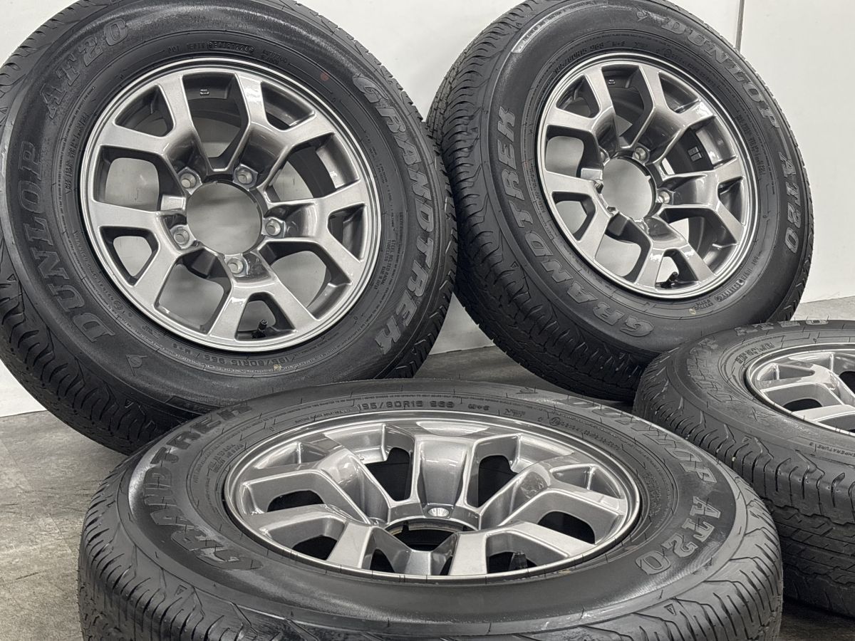 新車外し品 バリ溝】スズキ JB74 ジムニーシエラ 純正 15in 5.5J +5