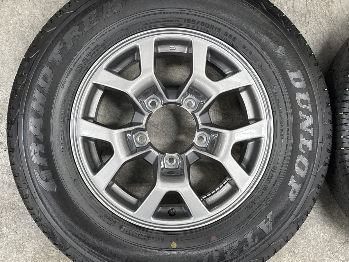 新車外し品 バリ溝】スズキ JB74 ジムニーシエラ 純正 15in 5.5J +5