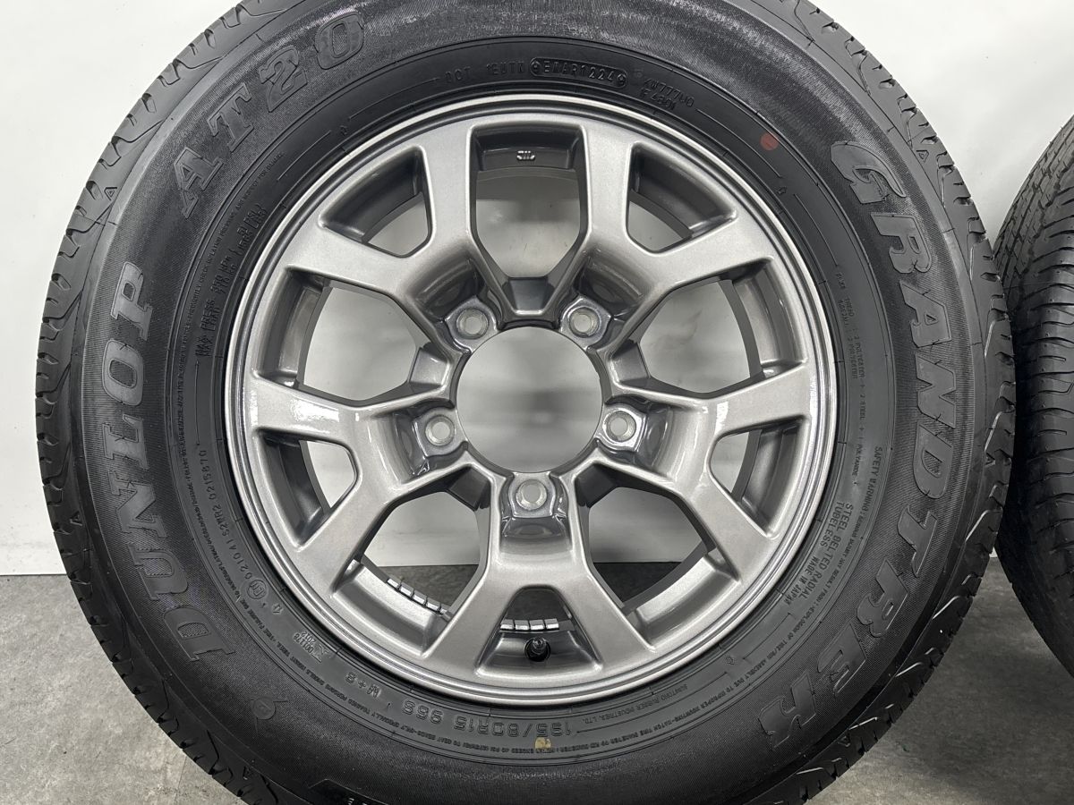 新車外し品 バリ溝】スズキ JB74 ジムニーシエラ 純正 15in 5.5J +5 