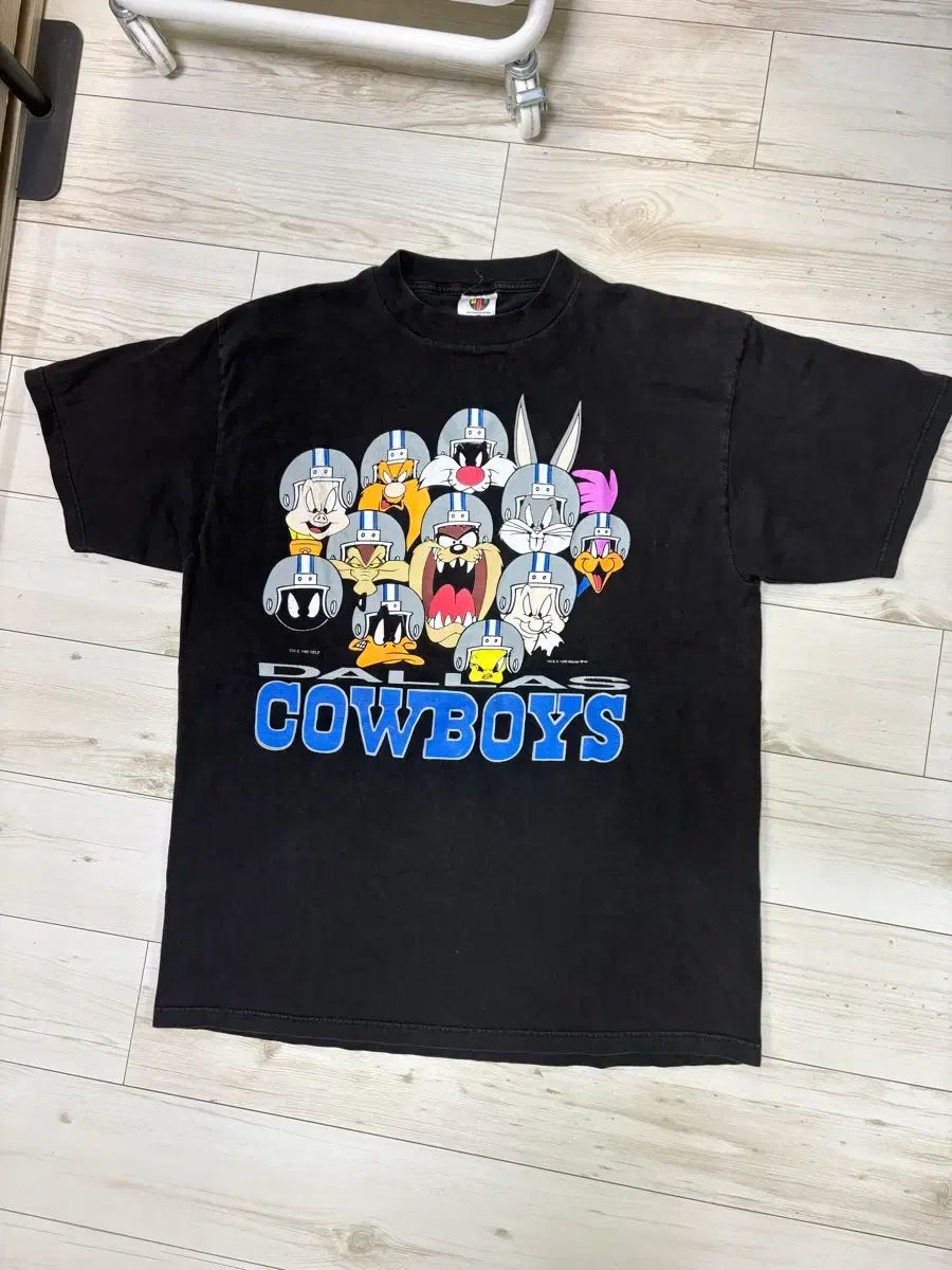 90s ルーニー・テューンズ ダラス カウボーイ ヴィンテージ Tシャツ XL