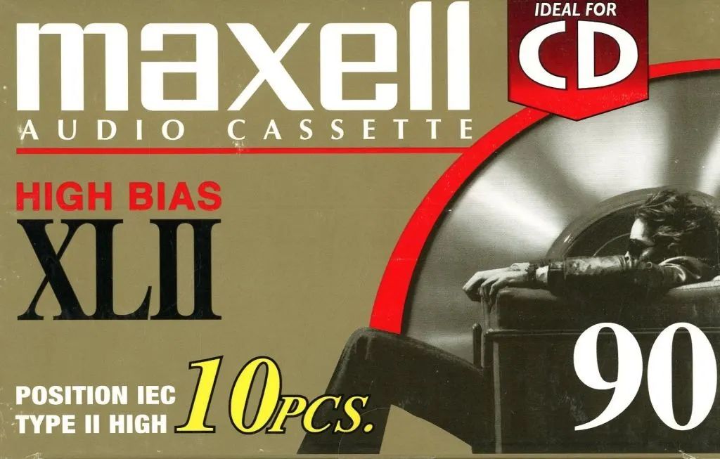 【中古】家電サプライ 日立マクセル オーディオカセットテープ HIGH BIAS XL II 90分 10巻パック [XL2-90.1P10.WEB]