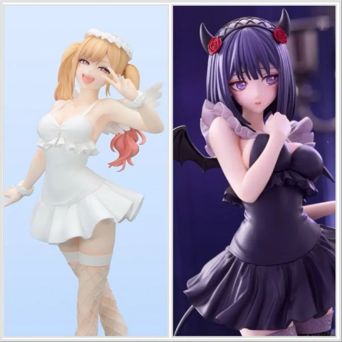 フリュー bicute グビドール 北川 マリン フィギュア 天使 悪魔 セット