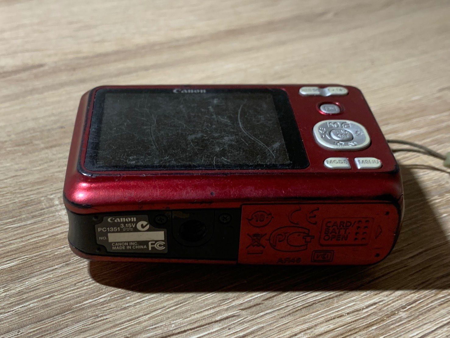 2067 Canon PowerShot A480 レッド ジャンク品 デジカメ【コ】 - メルカリ