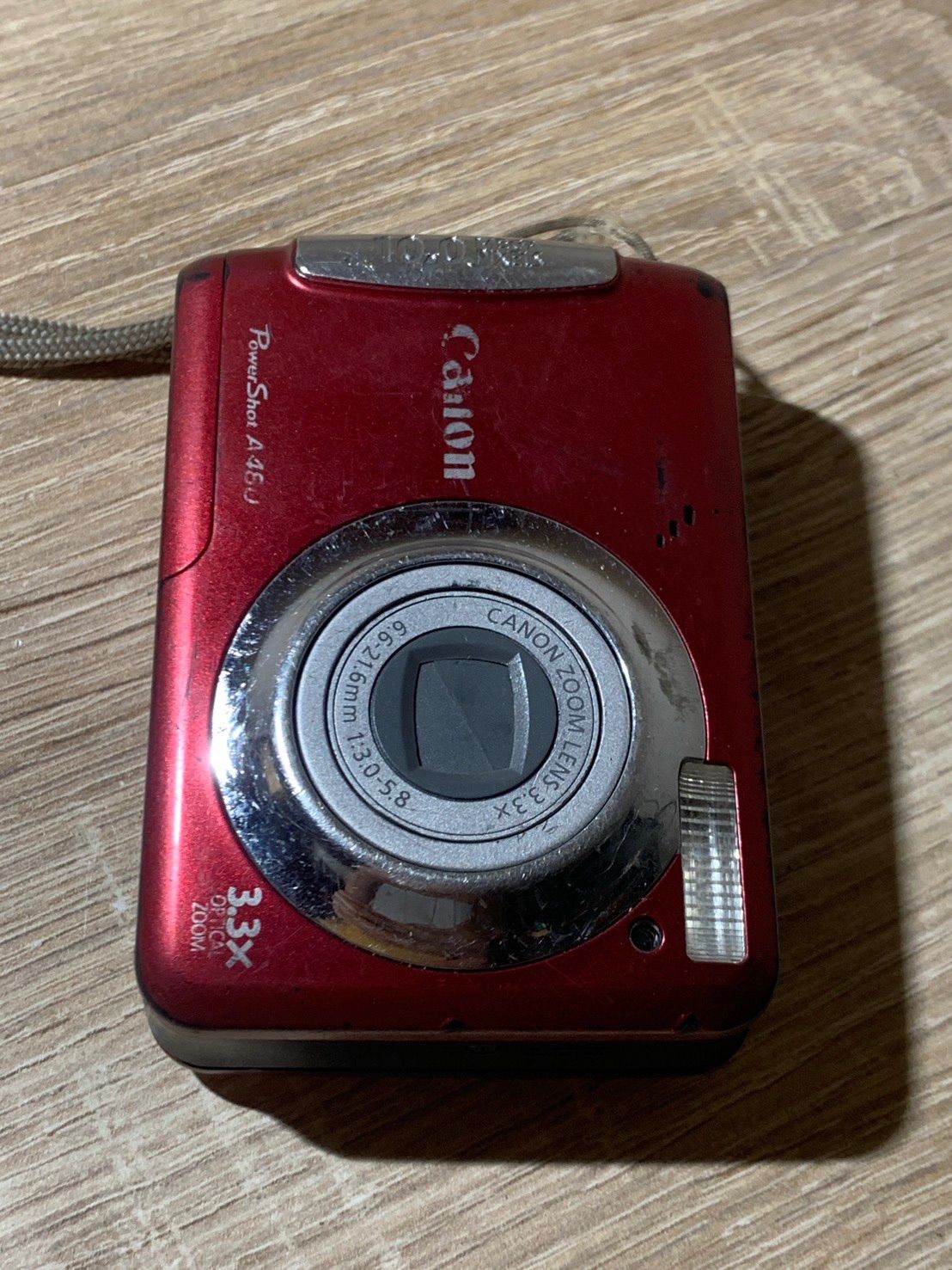 2067 Canon PowerShot A480 レッド ジャンク品 デジカメ【コ】 - メルカリ
