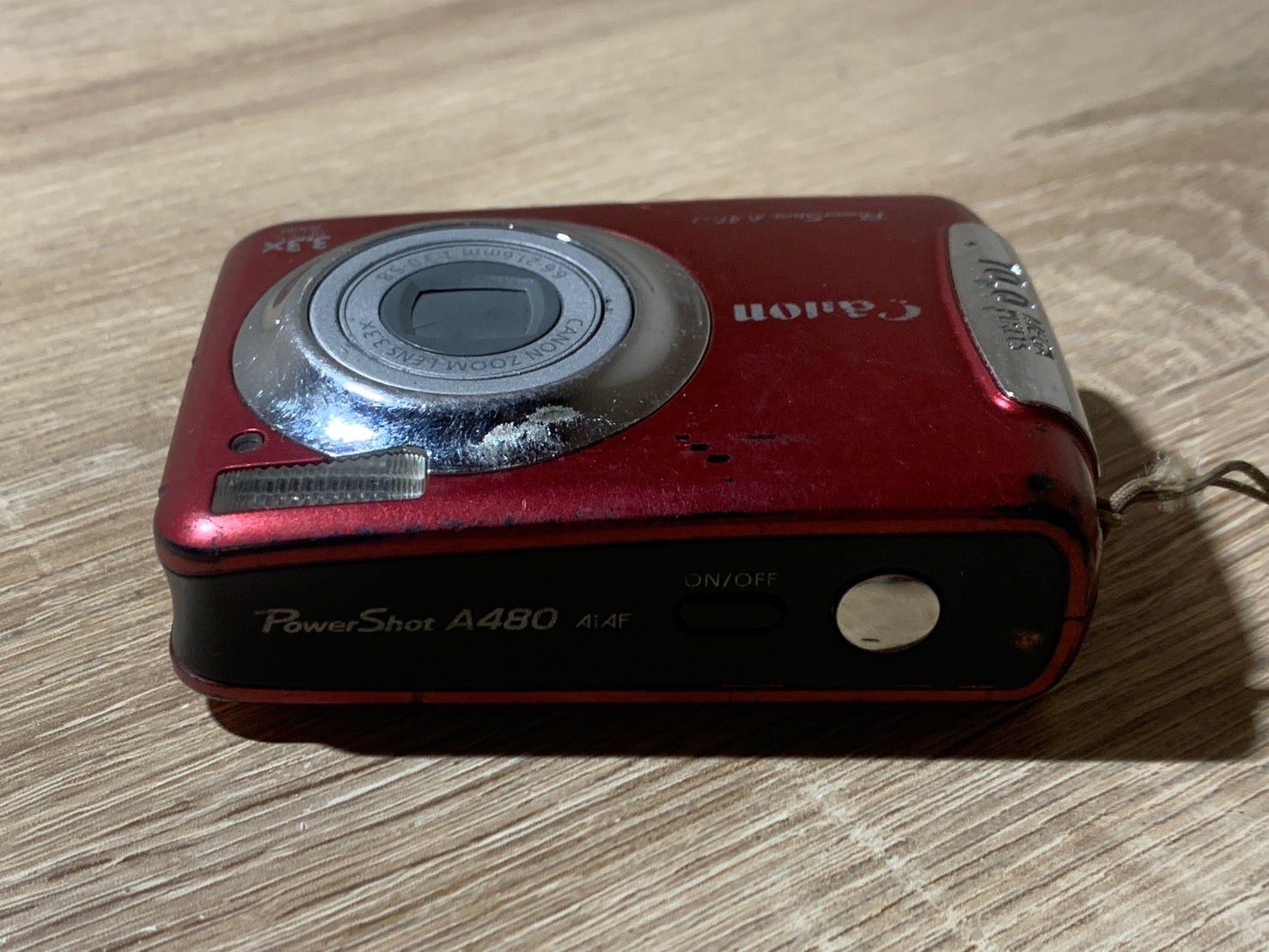 2067 Canon PowerShot A480 レッド ジャンク品 デジカメ【コ】 - メルカリ