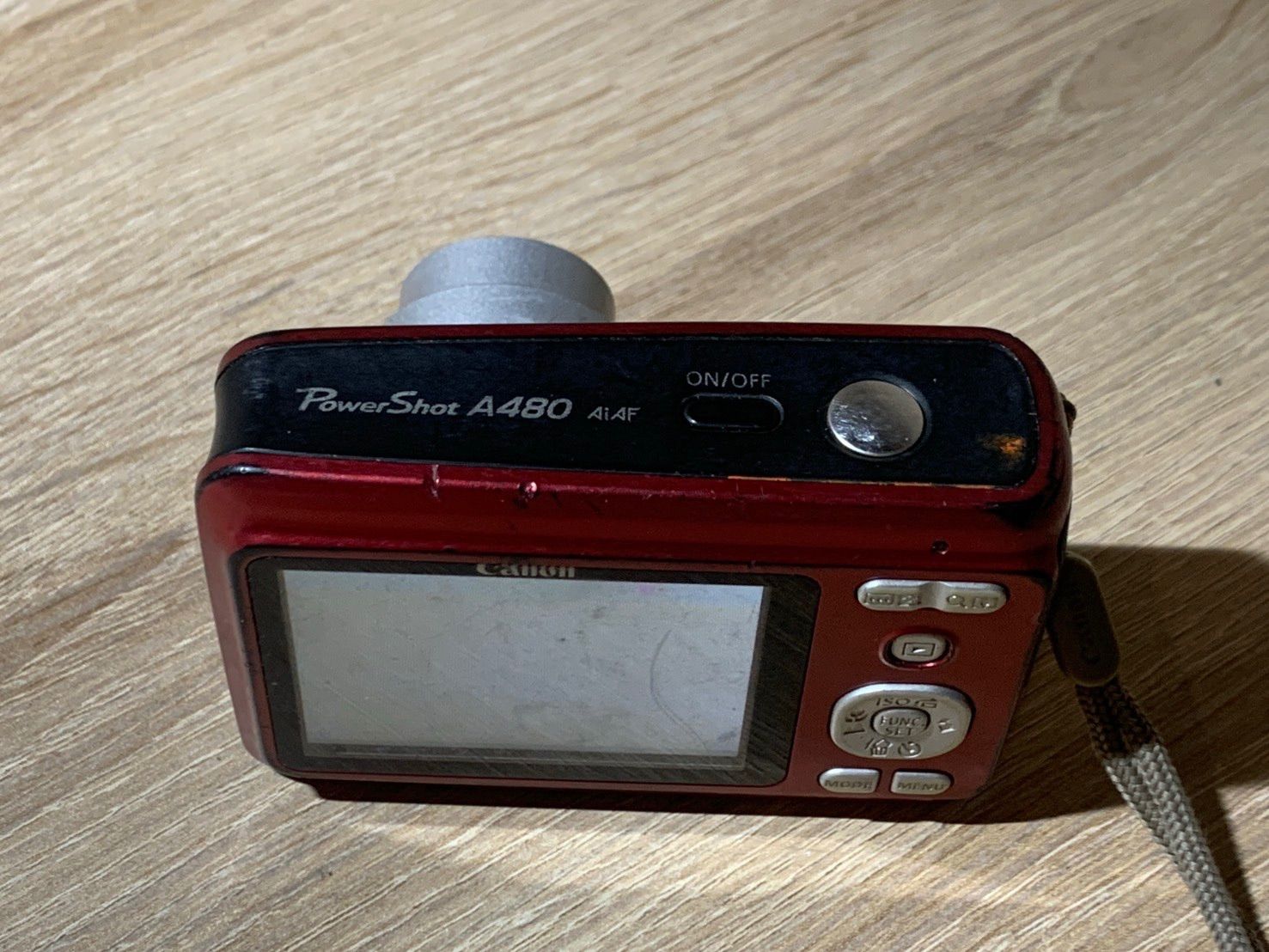 2067 Canon PowerShot A480 レッド ジャンク品 デジカメ【コ】 - メルカリ
