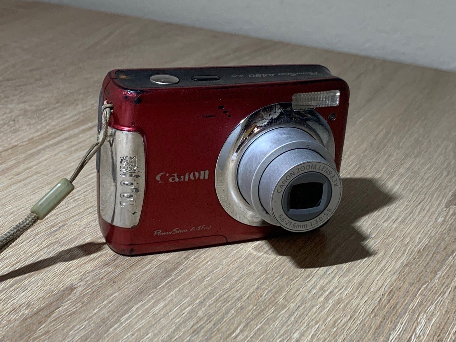 2067 Canon PowerShot A480 レッド ジャンク品 デジカメ【コ】 - メルカリ