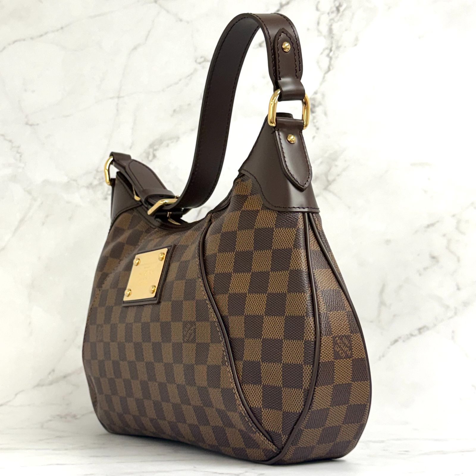 収納力も魅力/美品】LOUIS VUITTON ルイヴィトン ダミエ・エベヌ