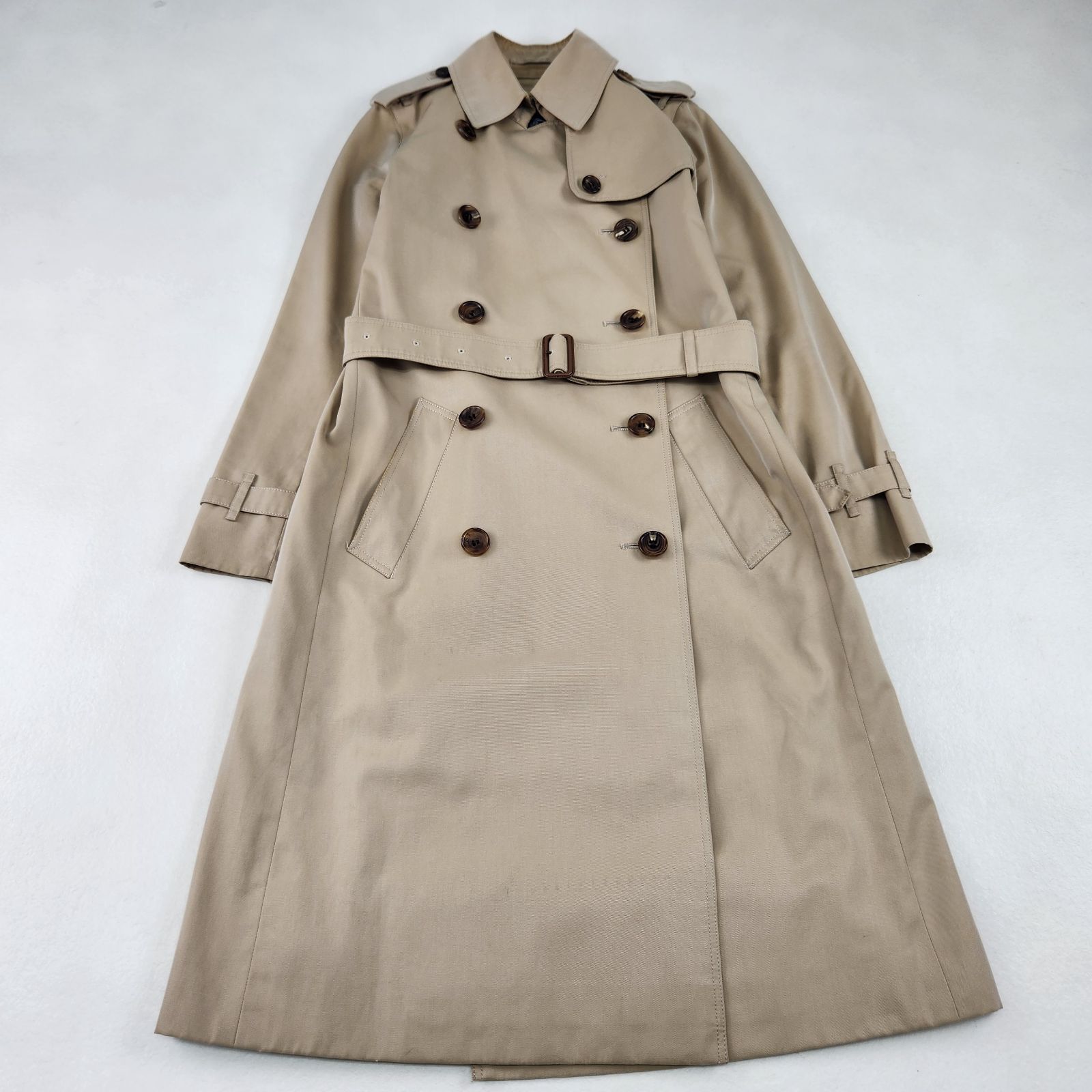 BURBERRY LONDON トレンチコート バーバリーロンドン ロング丈 ハニー