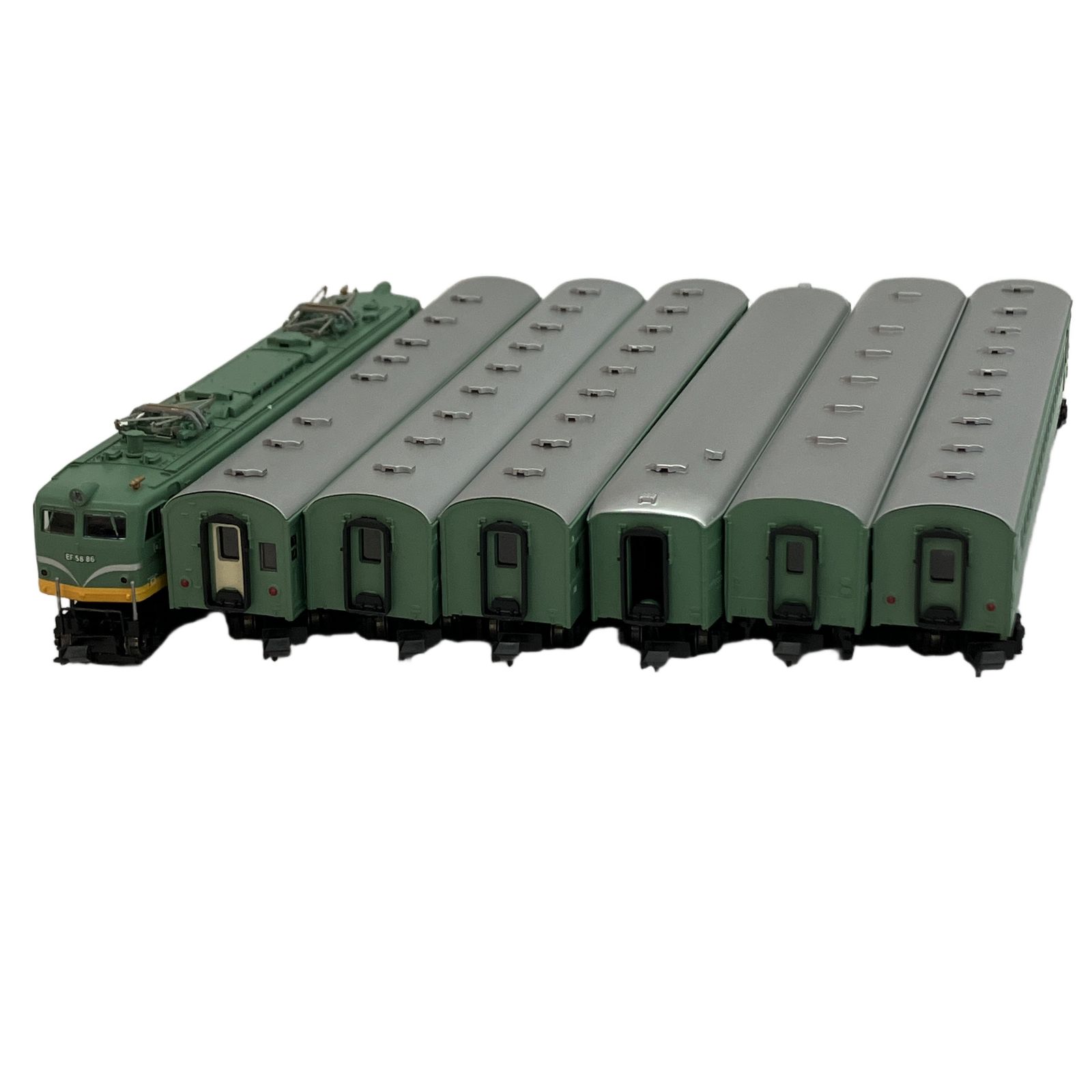 MICRO ACE A-5260/5261 EF58・86+44系客車 臨時特急「さくら」基本7両+増結3両セット 鉄道模型 Nゲージ 中古 C11417931