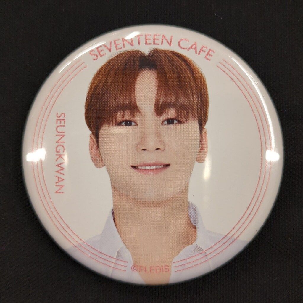 SEVENTEEN CAFE2020 SEUNGKWAN 缶バッジ FACE - メルカリ