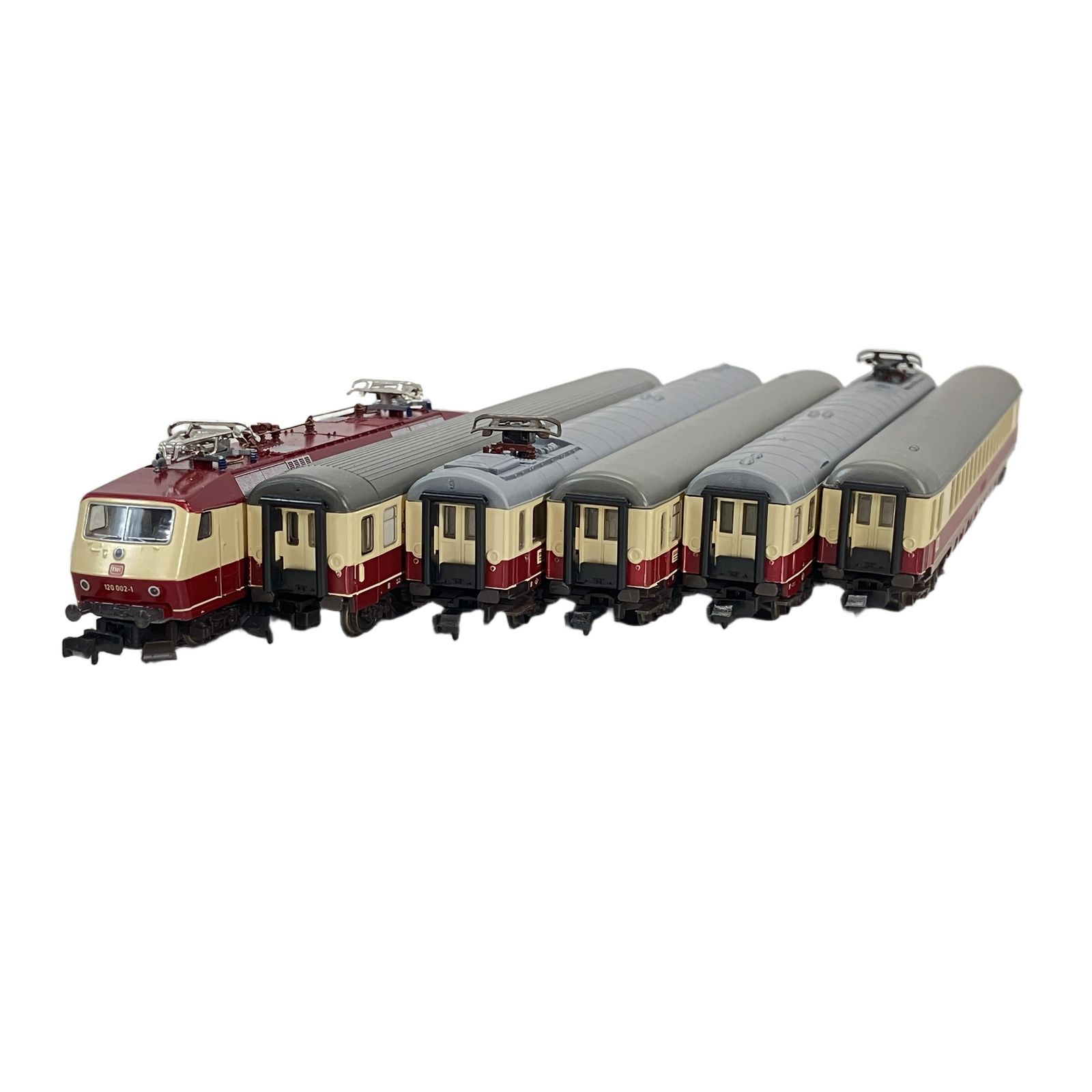 Nゲージ Fleischmann piccolo 蒸気機関車と客車セット fleischmann piccolo 7350 8160 8161 8162 8163 8165 BR 120 002-1形