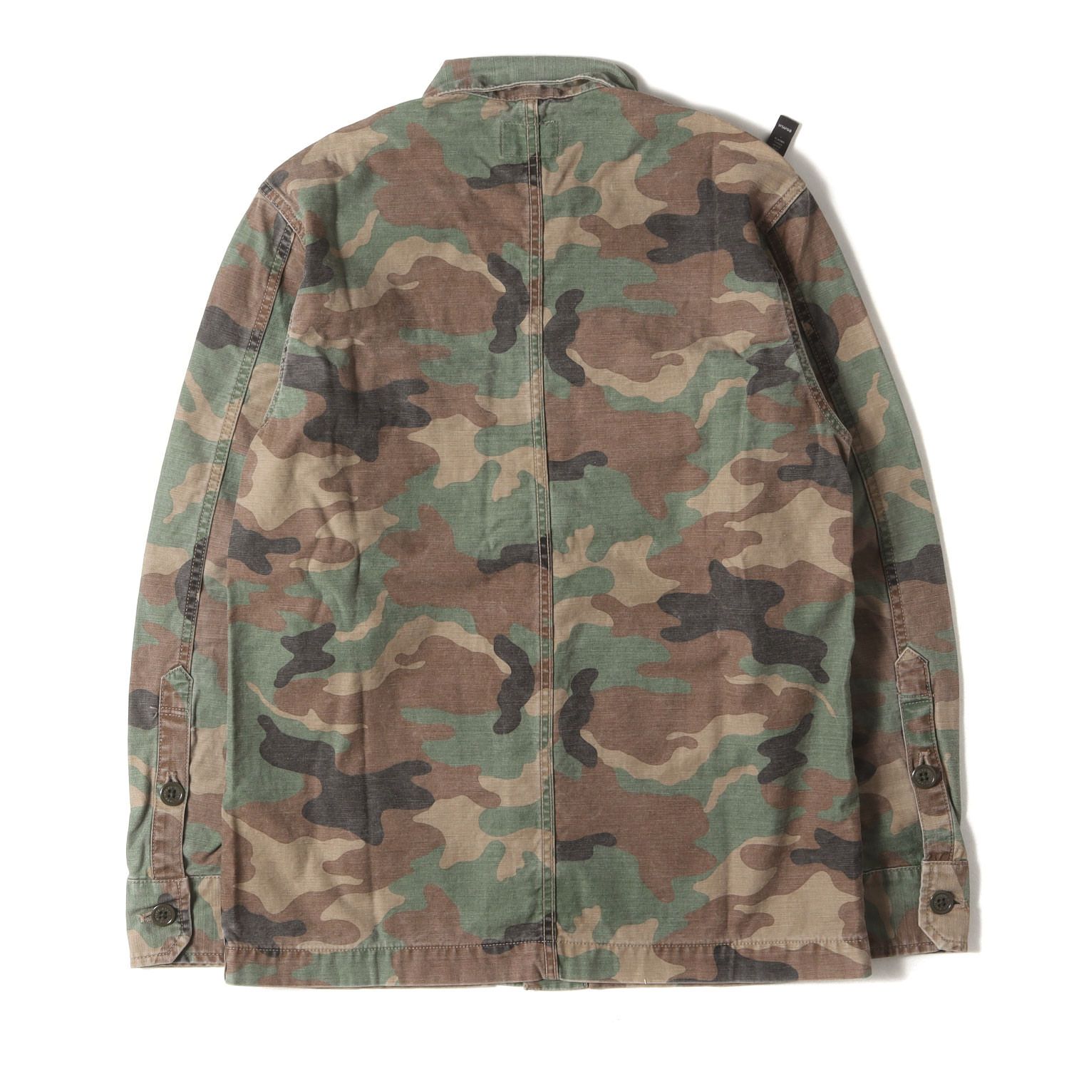 美品】WTAPS ダブルタップス シャツ 迷彩 サイズ:S ウッドランドカモ