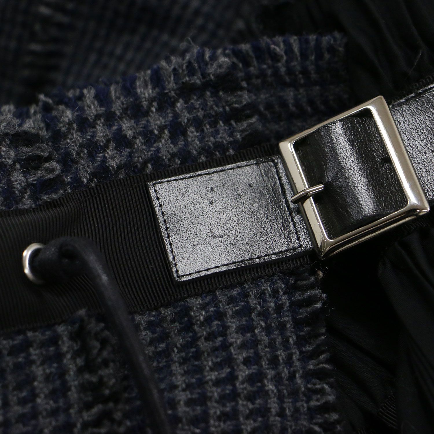 Sacai サカイ スカート グレー ネイビー ブラック サイズ:2(M