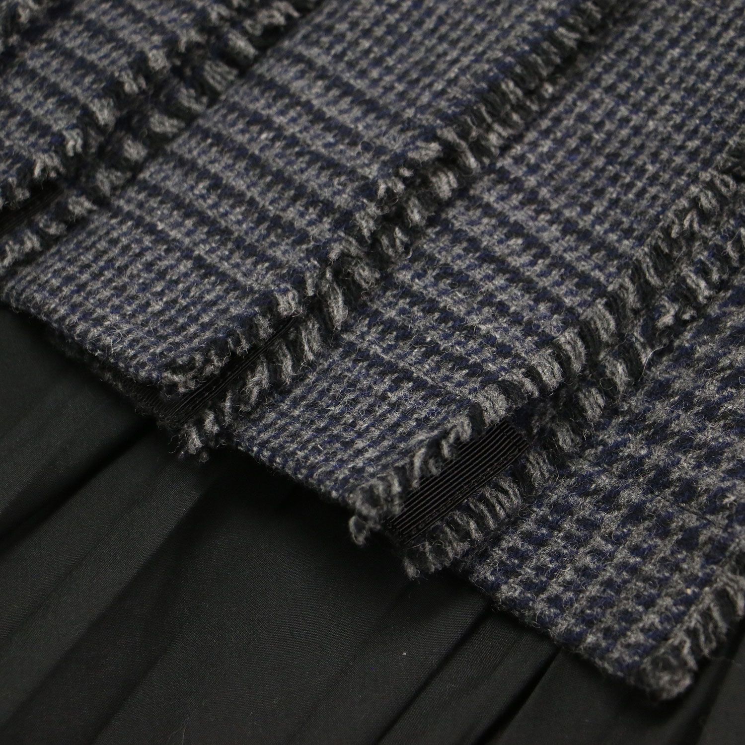 Sacai サカイ スカート グレー ネイビー ブラック サイズ:2(M