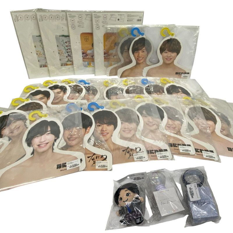 なにわ男子 まとめ売り 道枝駿佑 エロハン ペンライト 中古美品】なにわ男子 グッズ ペンライト フォトハンガー エロハン