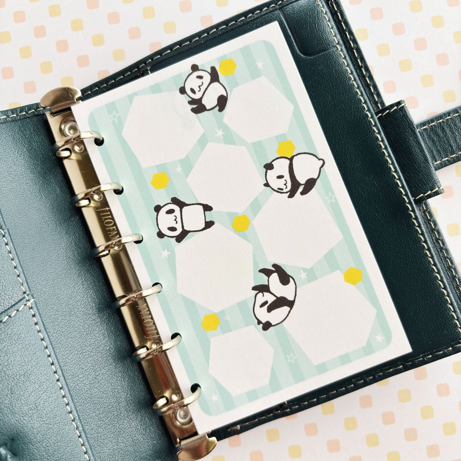 [Mini 6] Panda's Free Memo System Notebook Refill