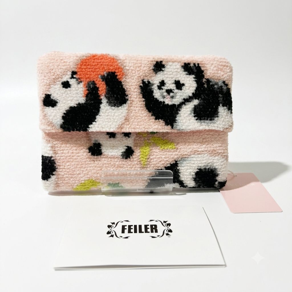 フェイラー ラブラリー パンダ ポーチ ピンク 13×9 野方店 - メルカリ