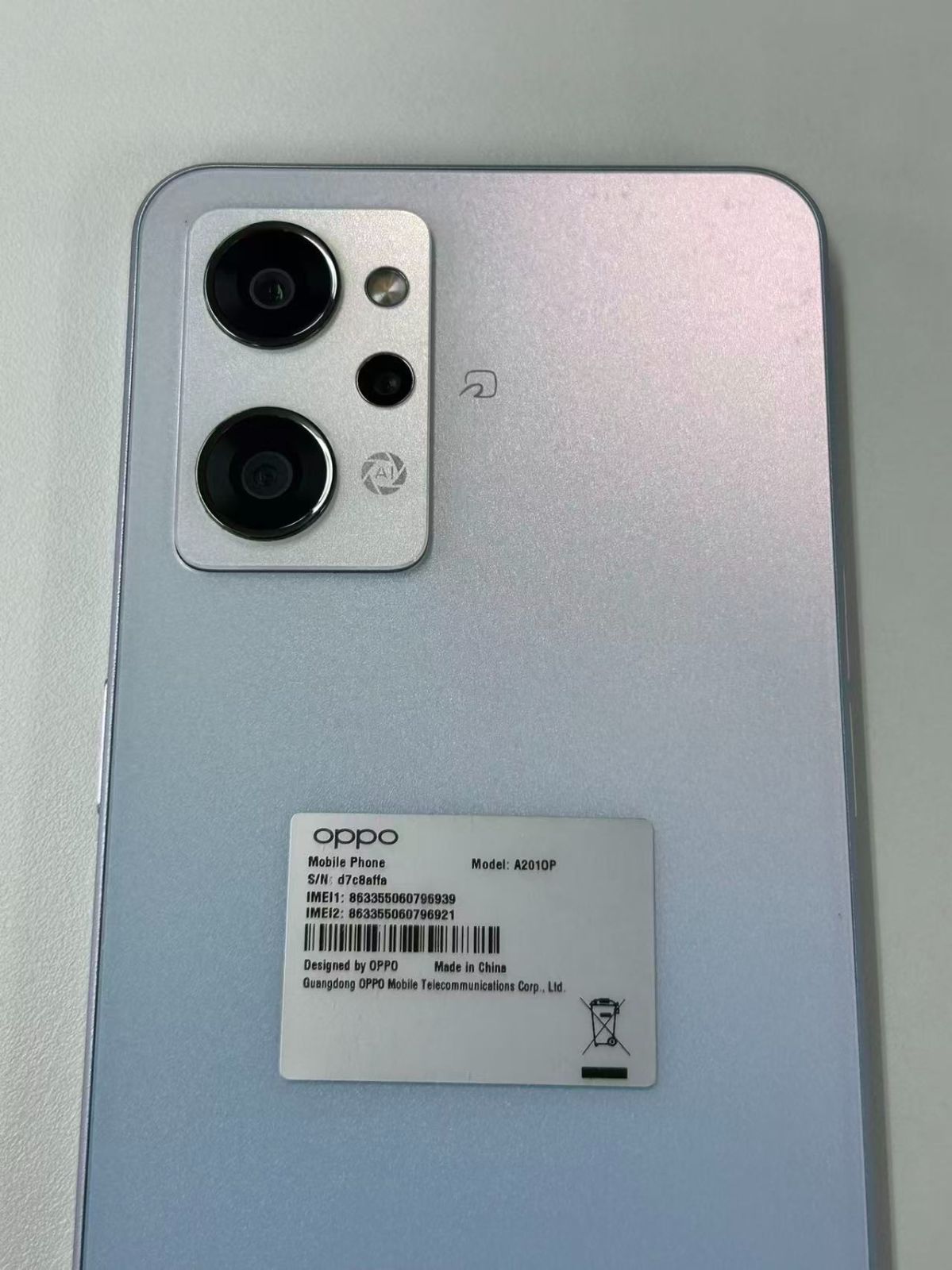 ジャンク】OPPO Reno7 A ブルー SIM解除済 - メルカリ
