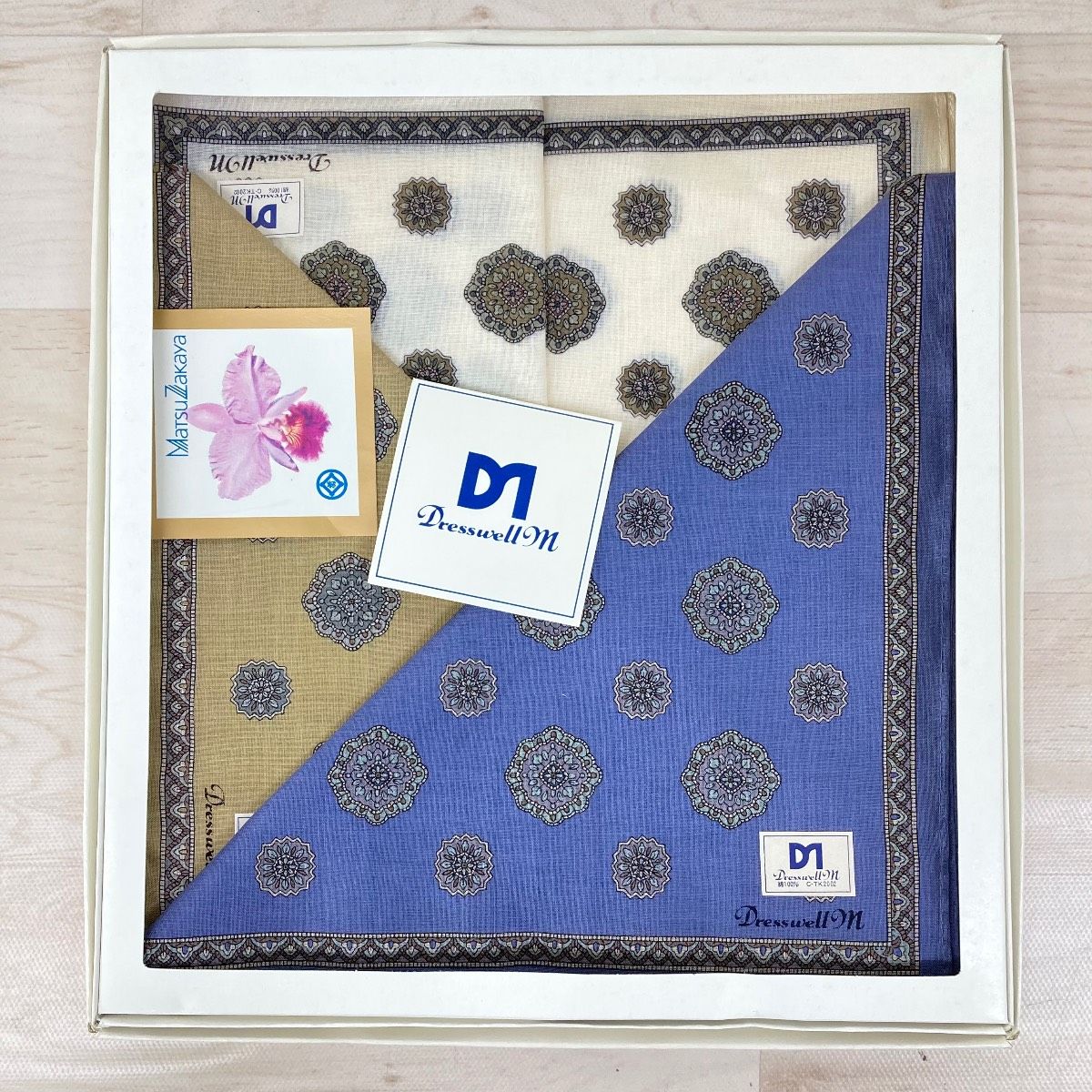 現状品 未使用 まとめて10枚セット ハンカチ/ハンドタオル Christian