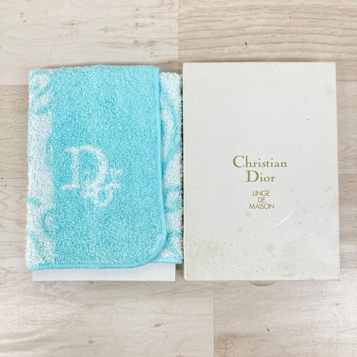 現状品 未使用 まとめて10枚セット ハンカチ/ハンドタオル Christian
