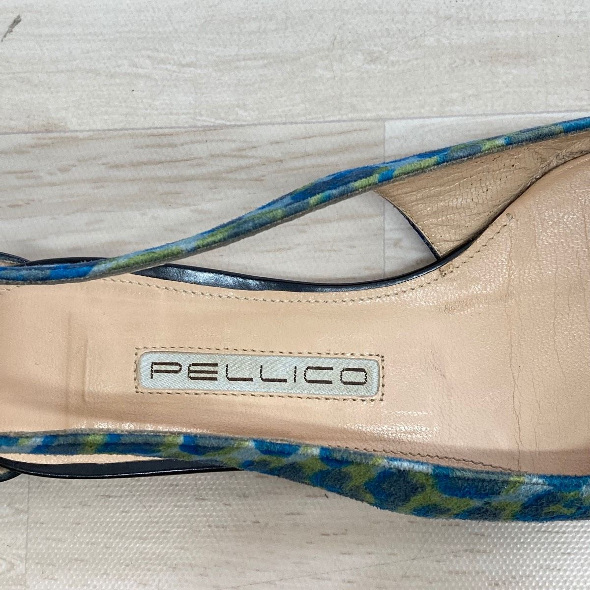 PELLICO ペリーコ パンプス サイズ36(23cm相当) ブルー/グリーン系
