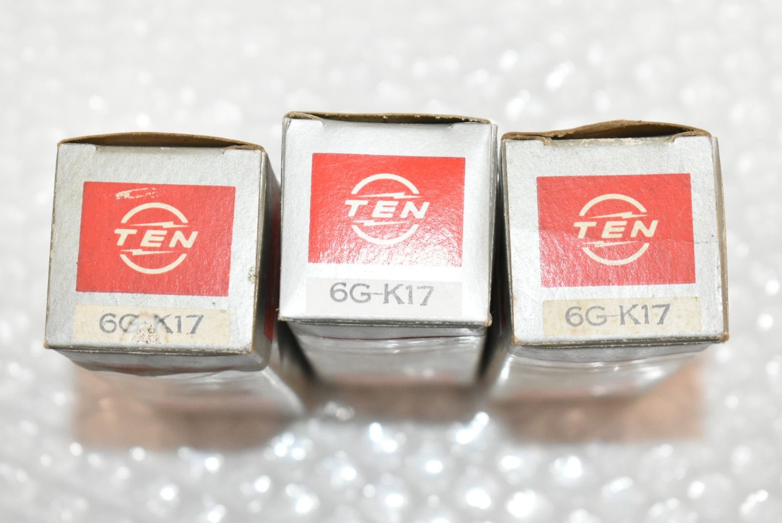 現状品 TEN 真空管 6G-K17 3本セット テン 神戸工業 アマチュア無線