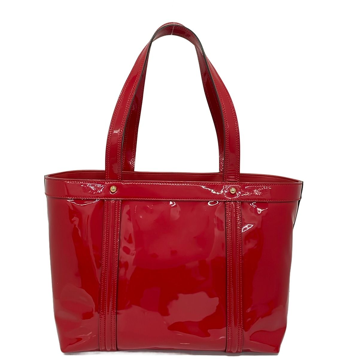 ドルチェ&ガッバーナ トートバッグ レザー 本革 ダメージ加工 A4収納可能 DOLCE&GABBANA(ドルチェアンドガッバーナ) トートバッグ - レッド