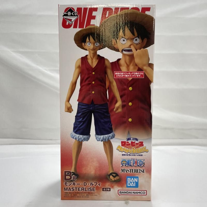 中古】未開封)BANDAI 一番くじ B賞 モンキー・D・ルフィ MASTERLISE