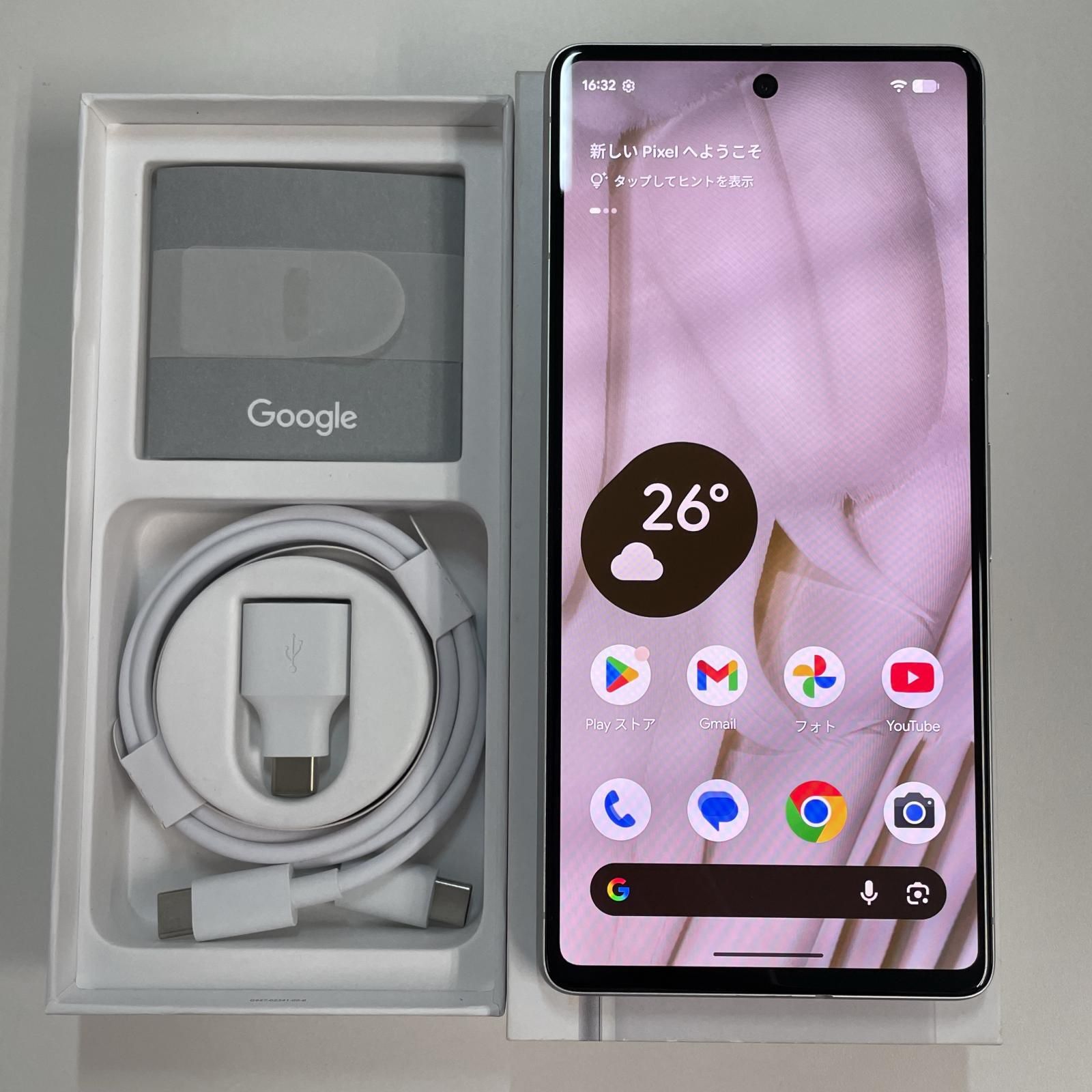 Google Pixel7 [128GB］au スノー Pixel 7 128GB スノー 中古 au SIMフリー - メルカリ