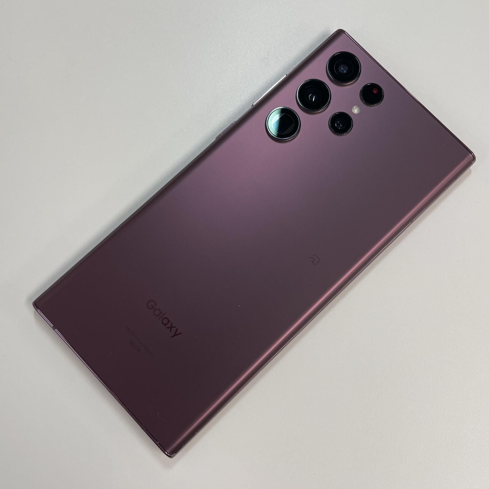 Galaxy S22 Ultra SCG14 バーガンディ 中古 - リユース