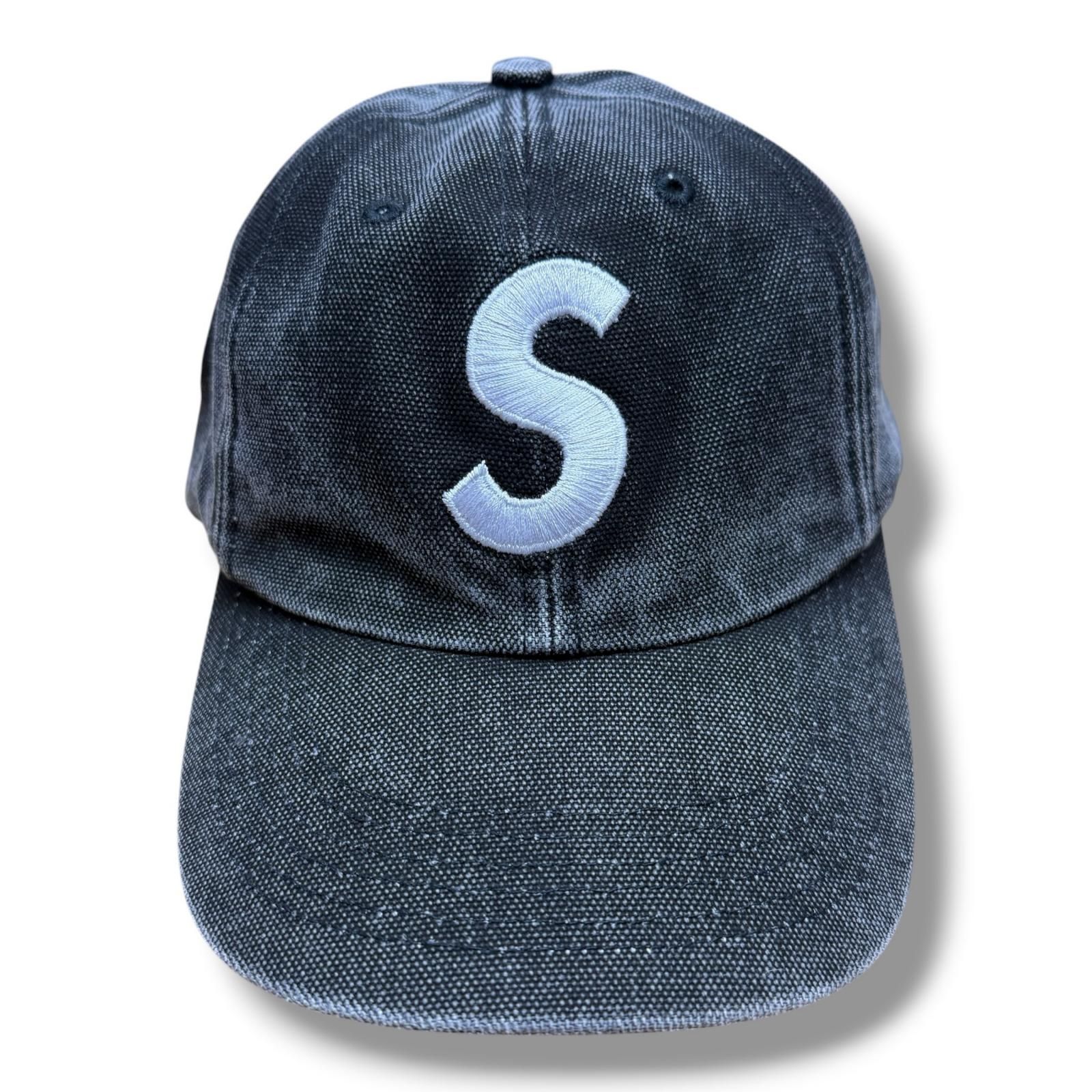 Supreme Pigment Coated S Logo 6-Panel Sロゴ デニム キャップ