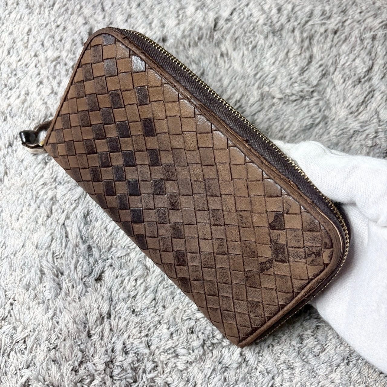 BOTTEGA VENETA ボッテガヴェネタ 長財布 ラウンドファスナー イントレ