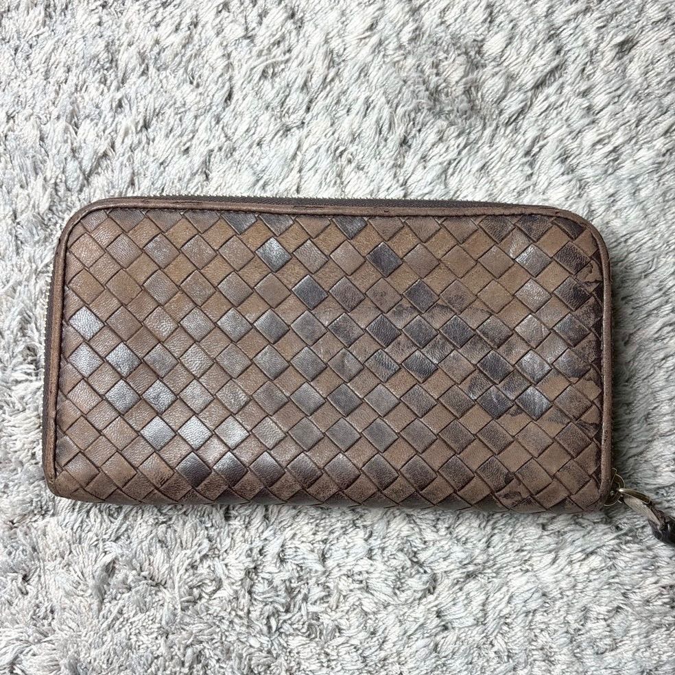 BOTTEGA VENETA ボッテガヴェネタ 長財布 ラウンドファスナー イントレ