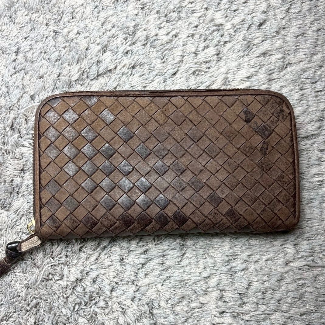 BOTTEGA VENETA ボッテガヴェネタ 長財布 ラウンドファスナー イントレ