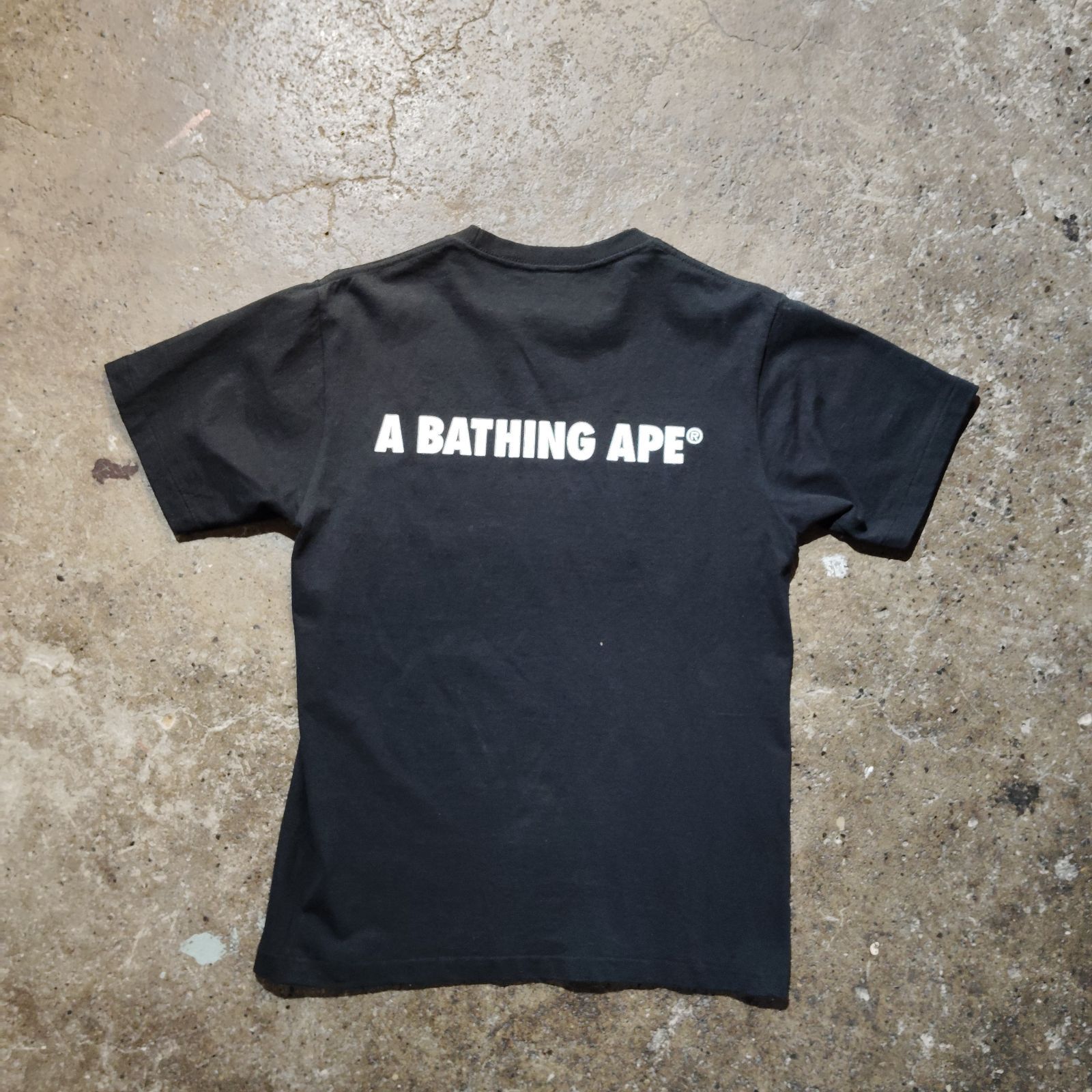 A BATHING APE × STARWARS プリント半袖Tシャツ S ブラック ダース