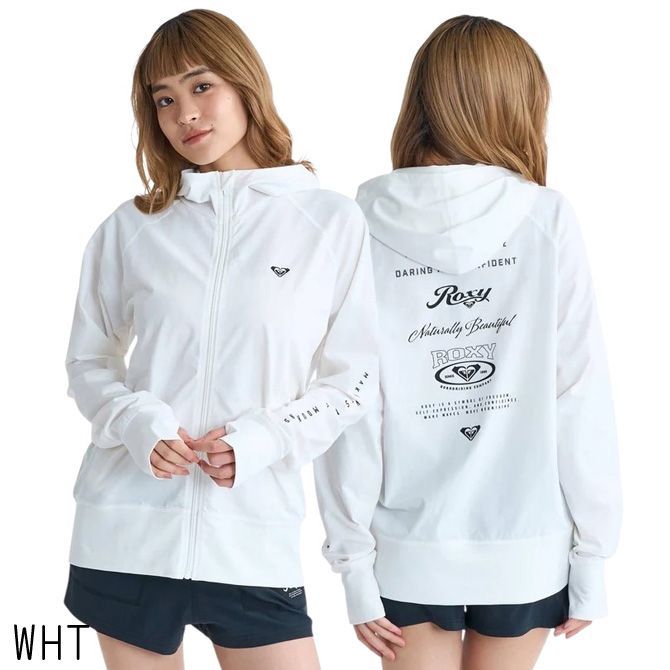 ロキシー Roxy レディース HISTORICAL LOGO HOODIE RASH 長袖 ジップ