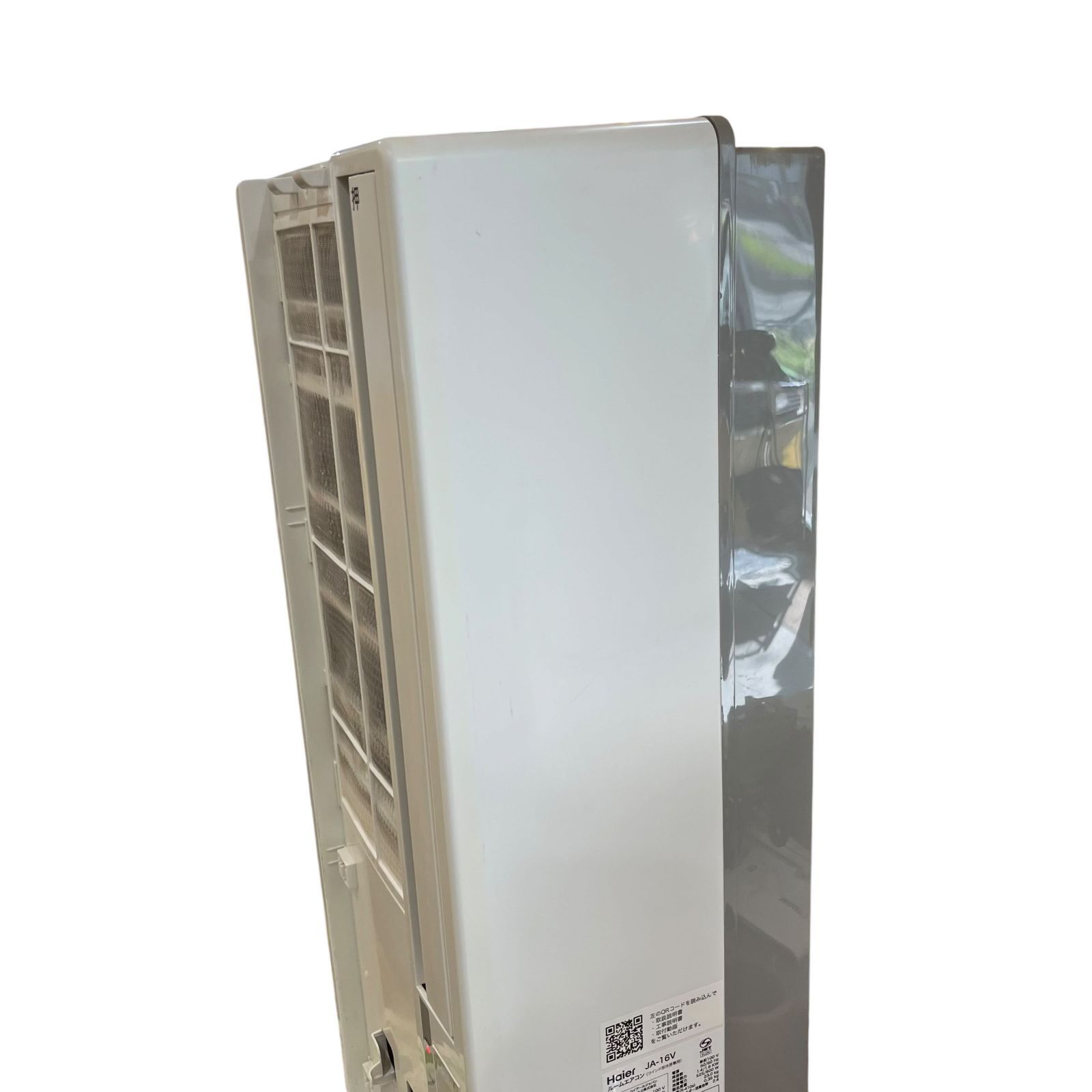中古○Haier/ハイアール○窓用エアコン JA-16V 2021年製 リモコン付き