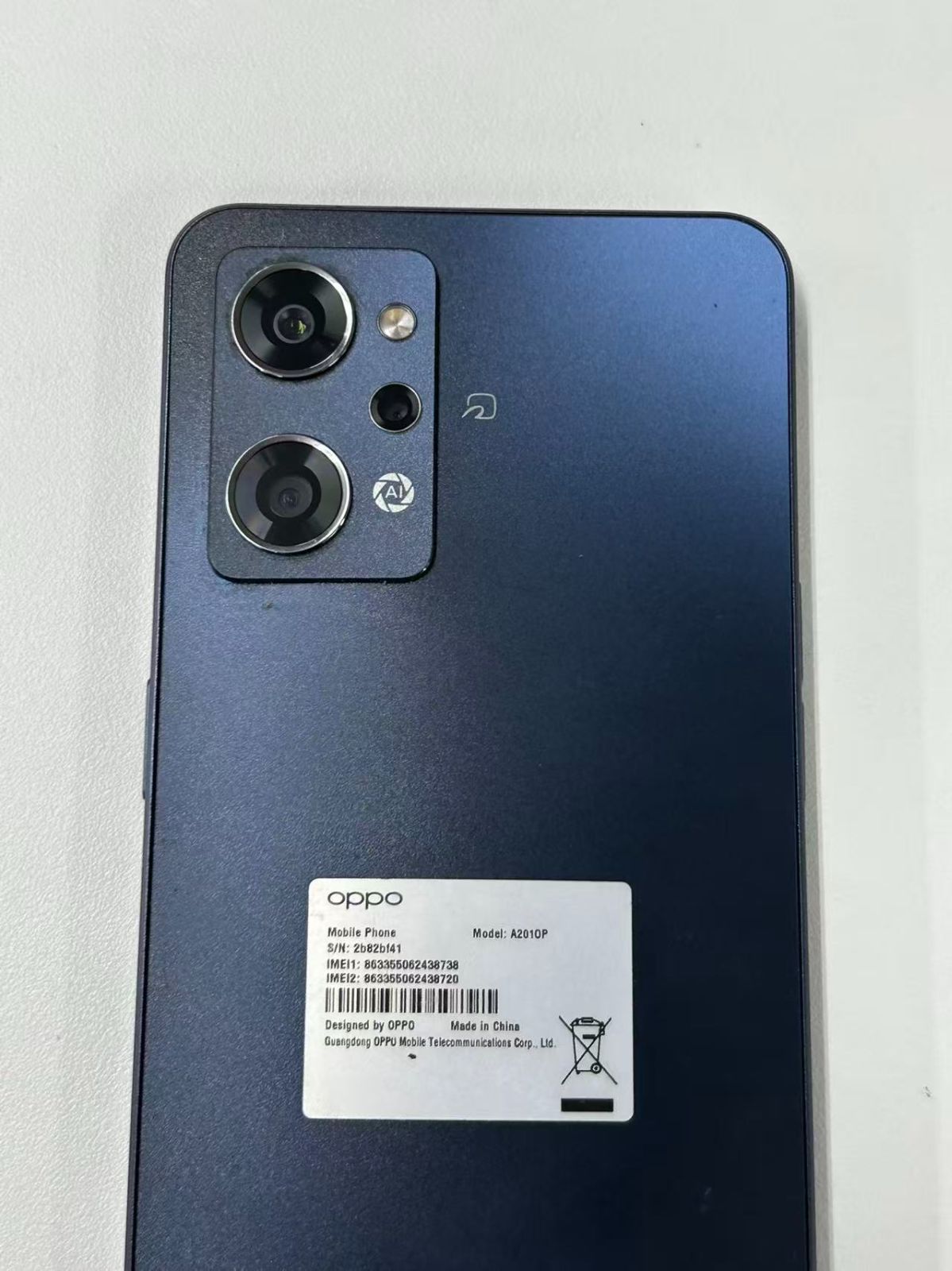 OPPO Reno7a 本体のみ　タッチパネル不良あり　ジャンク品 ジャンク品】OPPO Reno7 A ブラック - メルカリ