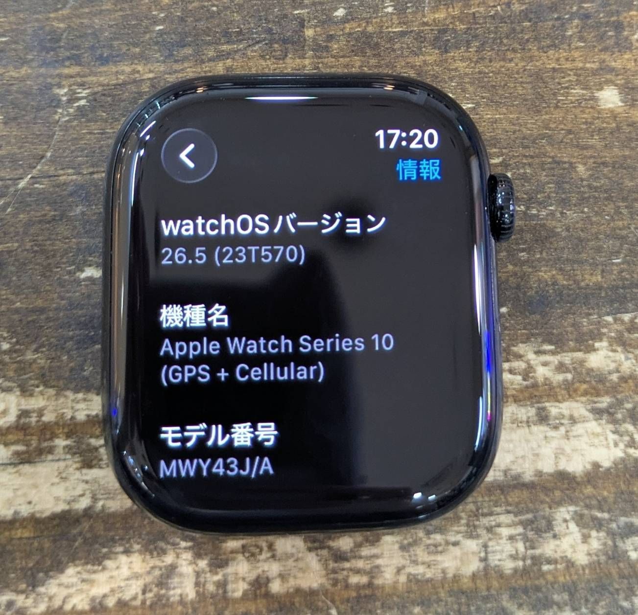 ☆美品/バッテリー最大容量100％☆Apple Watch 10 46mm セルラー GPS 