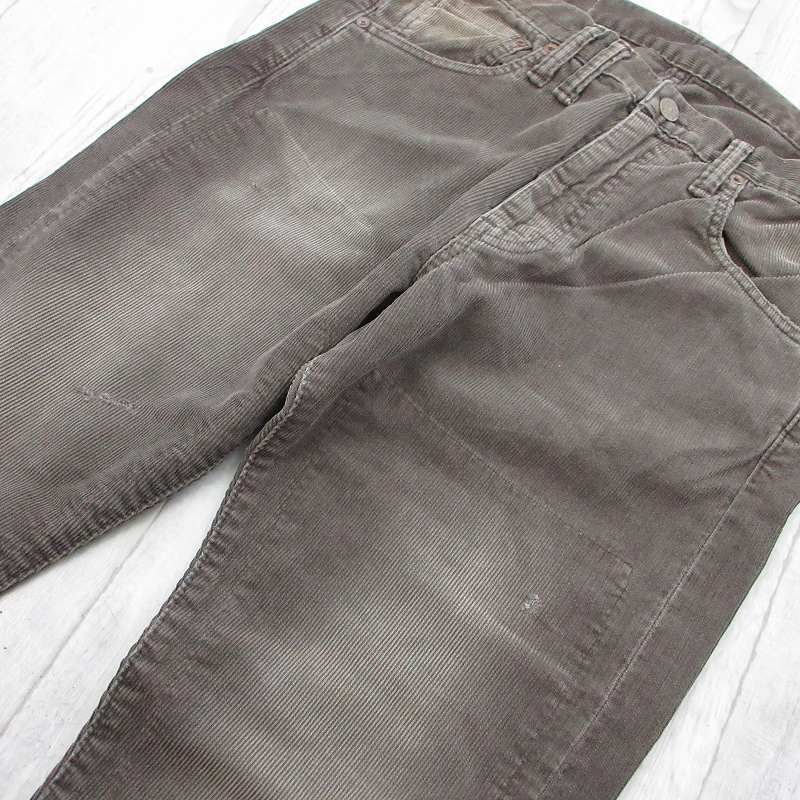 アナクロノーム anachronorm 32 コーデュロイパンツ ダメージ