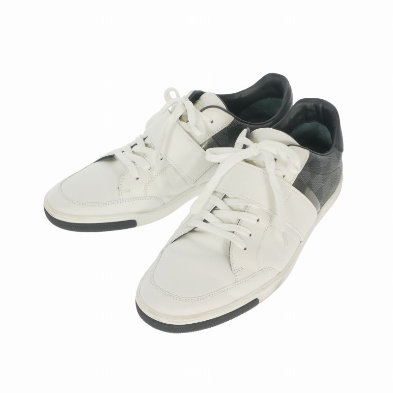 ルイヴィトン LOUIS VUITTON ダミエ グラフィット スニーカー 靴 6.5 